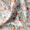 Printed Cotton KEMI White / Red